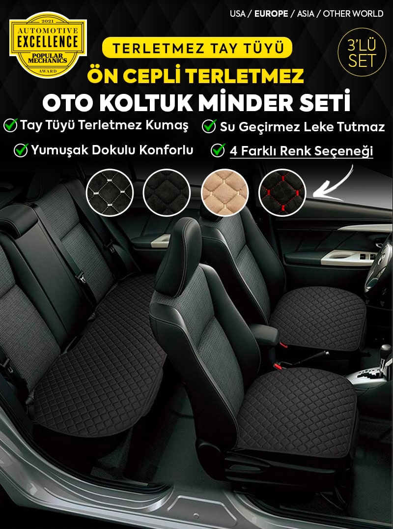 Oto Koltuk Minder Seti